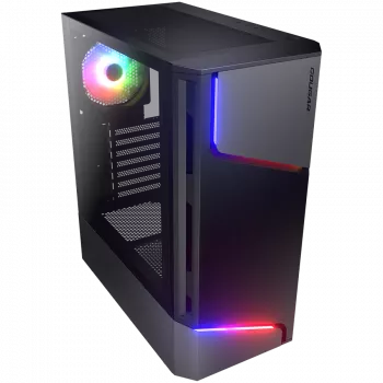PC korpusas COUGAR Gaming MX360 RGB Mid Tower juodas