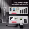 SSD dėklas UNITEK S1232A01-EU Juodas M.2/2.5 colio/3.5 colio 10 Gbit/s