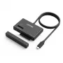 SSD dėklas UNITEK S1232A01-EU Juodas M.2/2.5 colio/3.5 colio 10 Gbit/s