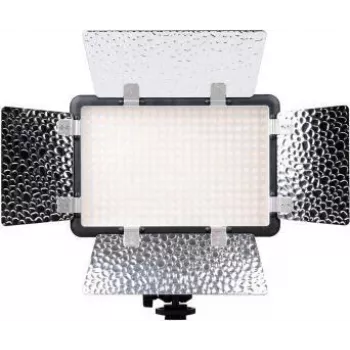 Godox LED308C II vaizdo šviesa su apsauginiu gaubtu