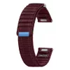 Samsung Galaxy Watch 7 Fabric Band S/M Burgundy – minkštas audinio dirželis