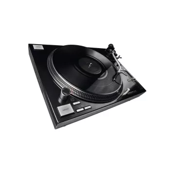 Patefonas DJ tiesioginės pavaros Reloop RP-7000 MK2 – 33/45/78 aps./min., S formos tonarmas, aliumininis diskas, juodas