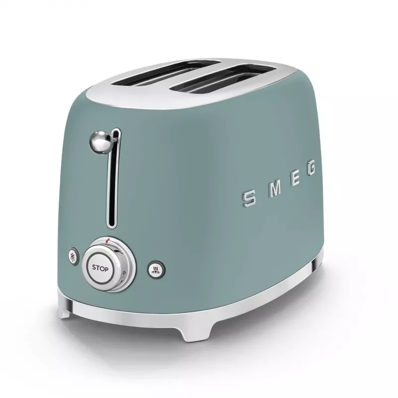 Smeg TSF01EGMEU skrudintuvas 6 2 griežinėliams 950 W Chromuotas, Žalias