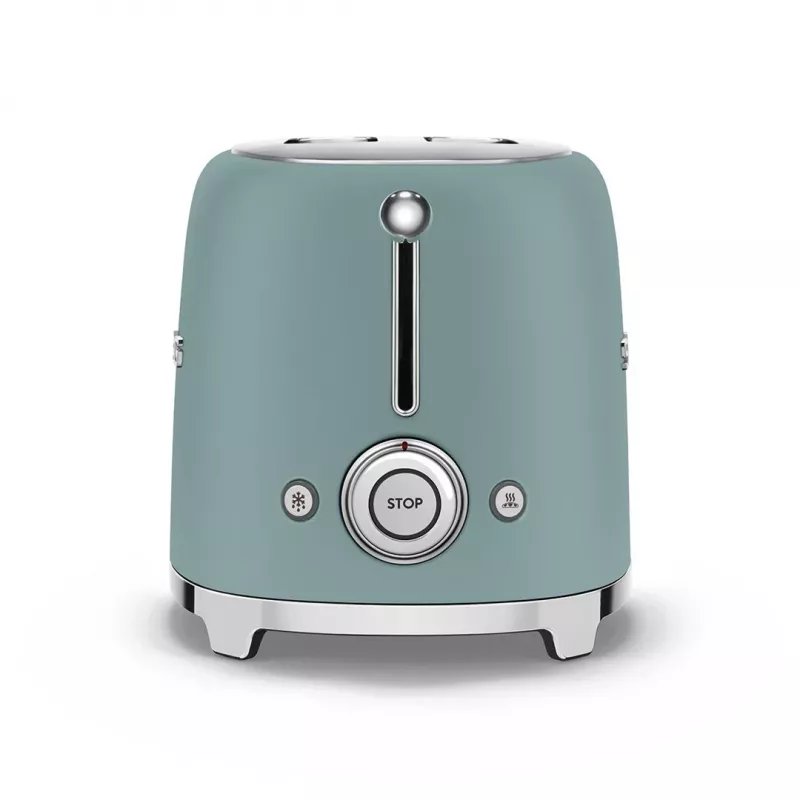 Smeg TSF01EGMEU skrudintuvas 6 2 griežinėliams 950 W Chromuotas, Žalias