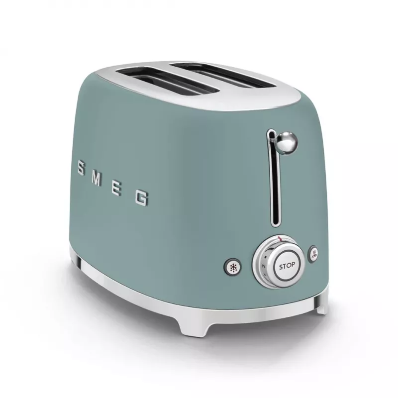 Smeg TSF01EGMEU skrudintuvas 6 2 griežinėliams 950 W Chromuotas, Žalias