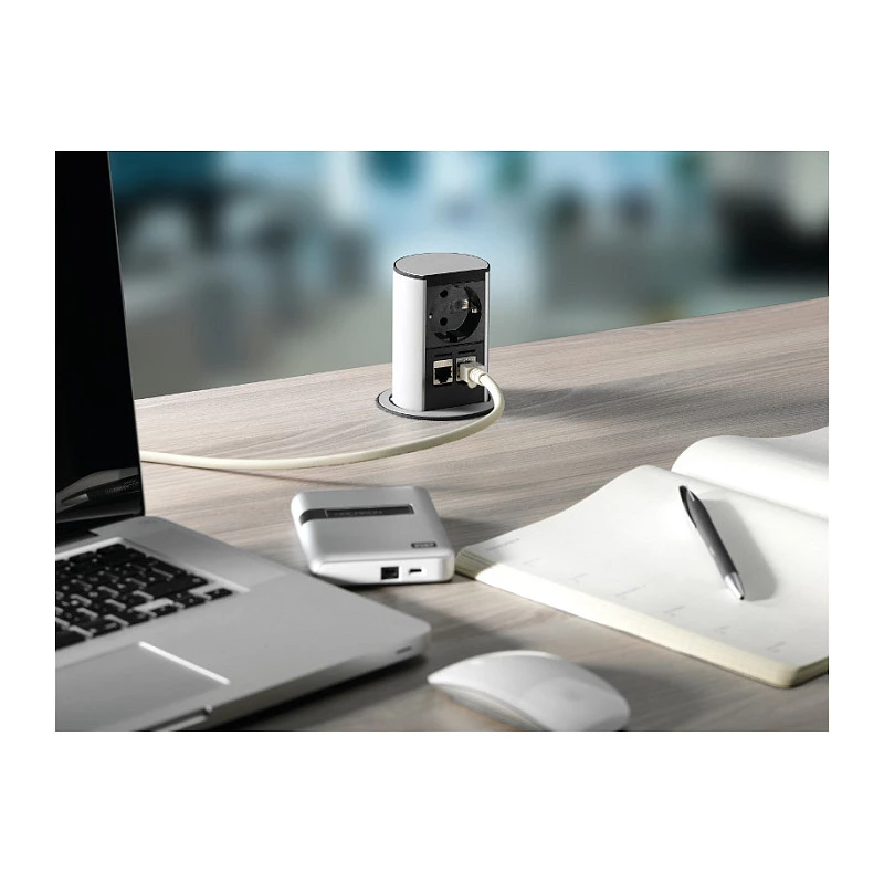 BACHMANN lifto jungtis 1x apsauginis kontaktas, 1x CAT6, 1x USB 3.0 - priedai maitinimui