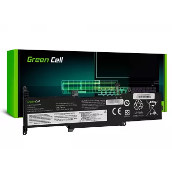 Baterija Green Cell LE171, skirta Lenovo IdeaPad (LiPo, 4650 mAh, juoda)