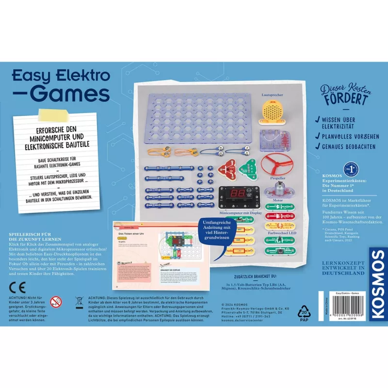 Easy Electric – žaidimų ir eksperimentų rinkinys