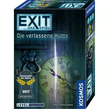 EXIT - Žaidimas - Apleista trobelė, Vakarėlių žaidimas Ekspertų žaidimas Metų 2017