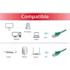 Equip Life - Patch-Cable - RJ-45 (M) - RJ-45 (M) - 0,5m - UTP - CAT 6 - Gofruotas, Suvyta - Žalia (625447)