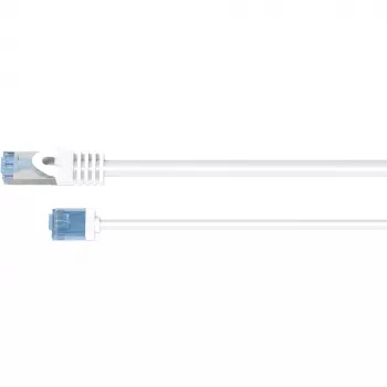 Goobay Ultra-Flexible CAT 6A Patch Cable slim U/UTP White - trumpasis kištukas (74286)
