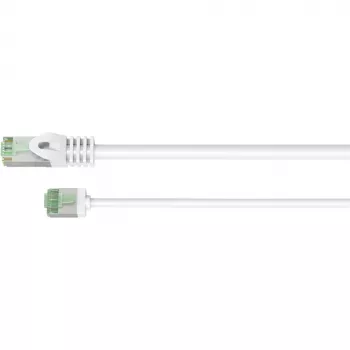 Goobay Ultra-Flexible CAT 8.1 Patch Cable slim U/FTP Baltas - ypač trumpas kištukas 99,9% (74361)
