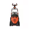 Elektrinė vejapjovė Black & Decker su pjovimo aukščio reguliavimu ir sulankstoma rankena