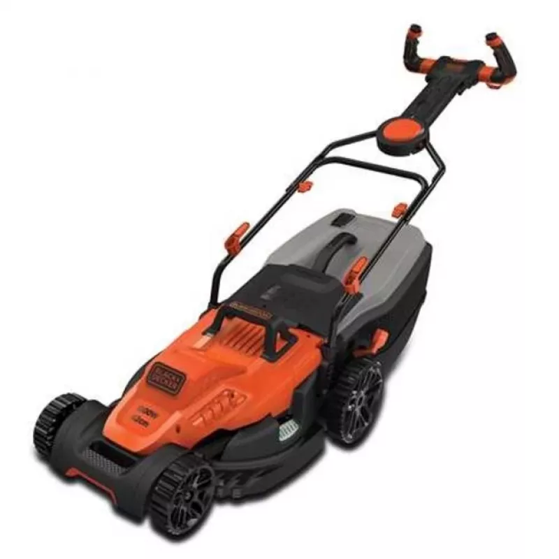 Elektrinė vejapjovė Black & Decker su pjovimo aukščio reguliavimu ir sulankstoma rankena