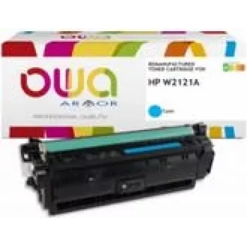 OWA dažymo kasetė, suderinama su HP W2121A, žydra (4500 psl.)