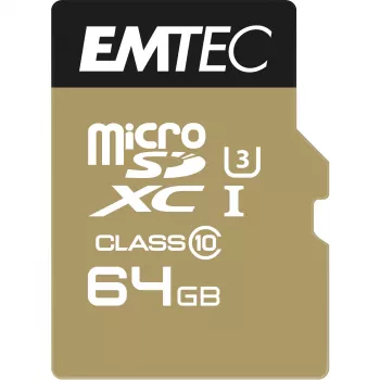 Atminties kortelė Emtec 64GB MicroSDXC Class 10 ECMSDM64GXC10SP