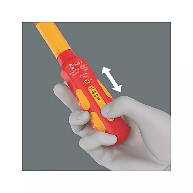 Dinamometrinis raktas Wera 05075876001 mechaninis 2,4–4 N⋅m