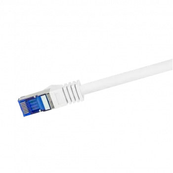 Logilink Professional Ultraflex jungiamasis laidas RJ-45 (M) į RJ-45 (M) 50 cm S/FTP Cat.7/Cat.6a baltas