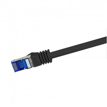 LogiLink C6A023S tinklo kabelis juodas 0,5 m Cat6a S/FTP (S-STP)