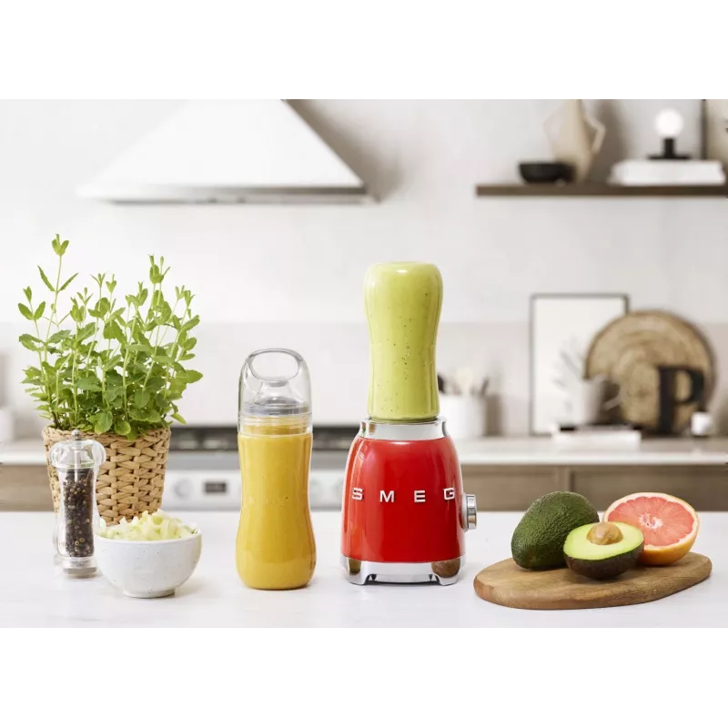Blenderis Smeg PBF01RDEU, nerūdijantis plienas, raudonas