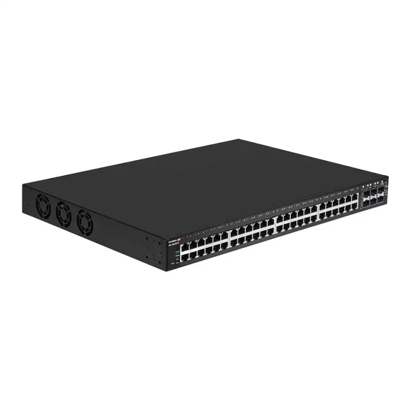 Valdomas jungiklis EDIMAX IGS-5654PLX 54 prievadų Gigabit PoE+ su 6x 10GbE SFP