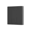 Sonoff R5 išmanusis sieninis jungiklis / valdiklis Juoda plastmasė Montavimas ant sienos 86x13.5x86mm