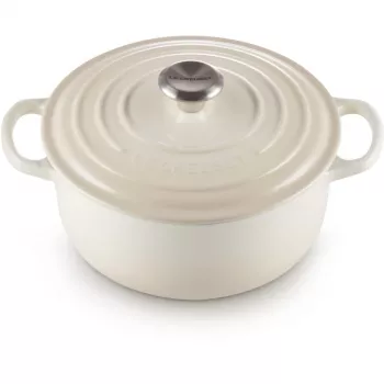 Le Creuset Signature apvalus kepimo indas 22 cm Meringue creme (21177227164430)