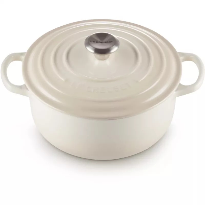 Le Creuset Signature apvalus kepimo indas 22 cm Meringue creme (21177227164430)