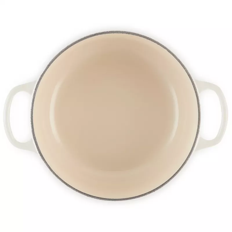 Le Creuset Signature apvalus kepimo indas 22 cm Meringue creme (21177227164430)
