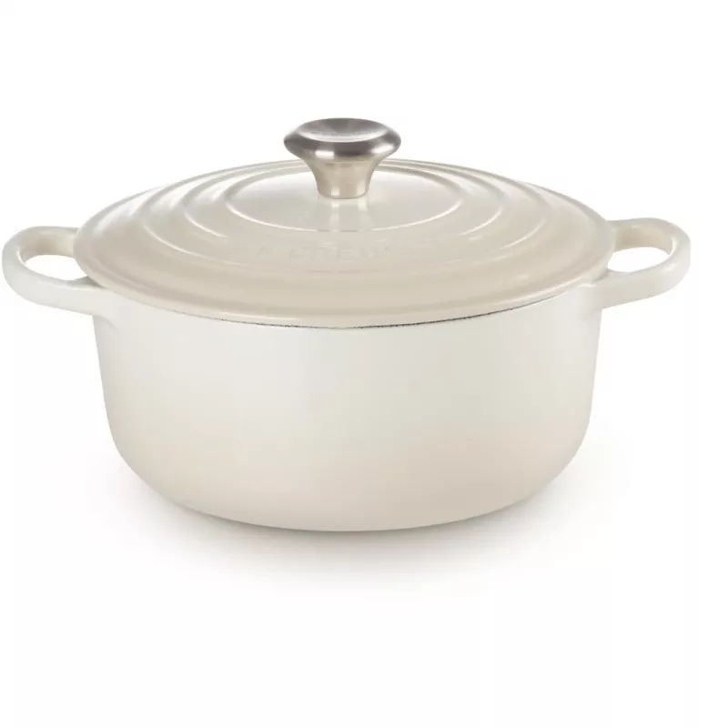 Le Creuset Signature apvalus kepimo indas 22 cm Meringue creme (21177227164430)