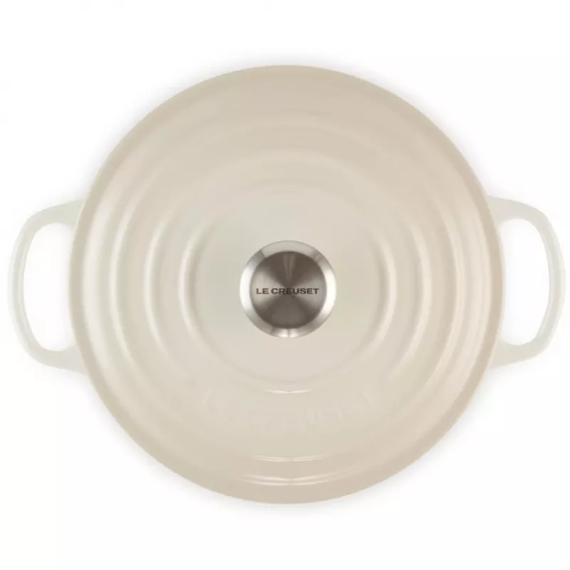 Le Creuset Signature apvalus kepimo indas 22 cm Meringue creme (21177227164430)