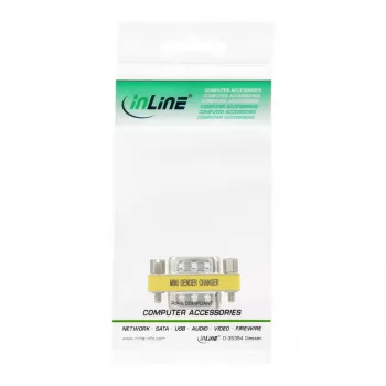 InLine adapteris DB15 HD VGA S-VGA vyriškas vyriškas