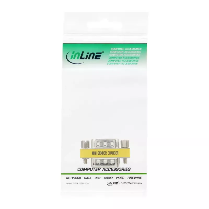 InLine adapteris DB15 HD VGA S-VGA vyriškas vyriškas