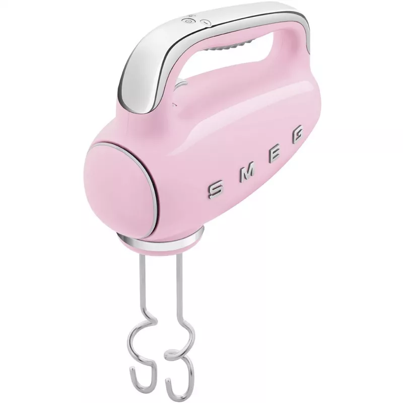 Smeg HMF01PKEU rankinis plaktuvas 50-ųjų retro dizaino rožinė
