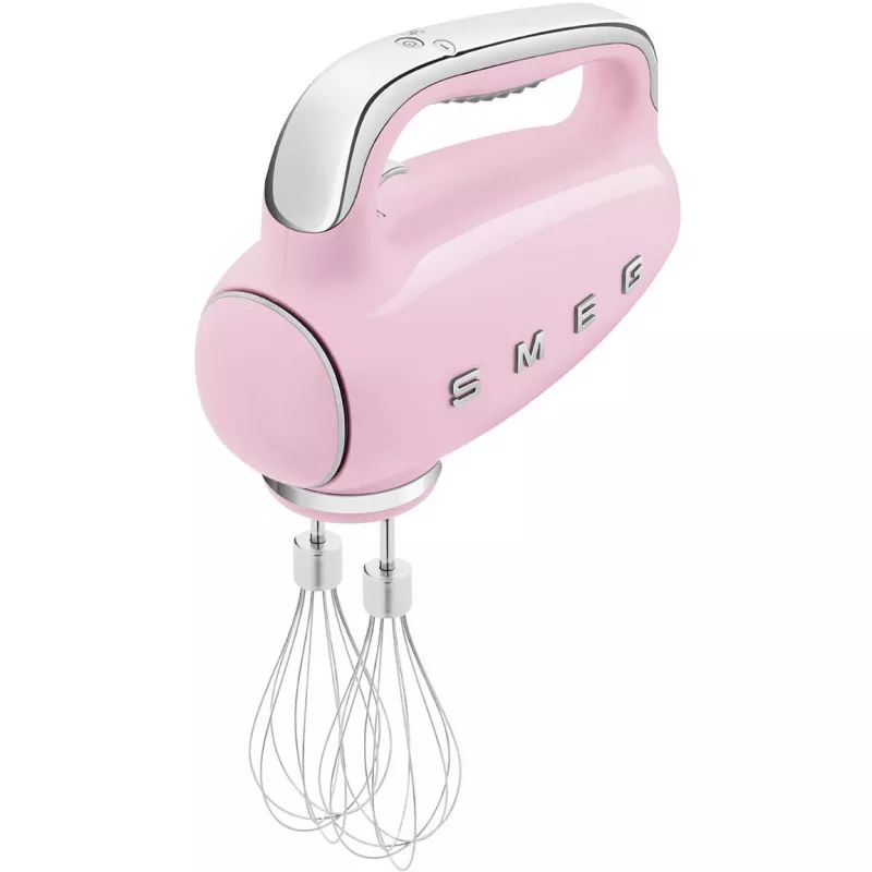 Smeg HMF01PKEU rankinis plaktuvas 50-ųjų retro dizaino rožinė