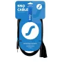 SSQ MIXLR3 garso kabelis Jack Stereo 3,5 mm į 2x XLR vyriškas, 3 m