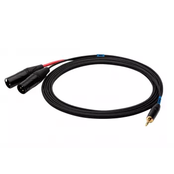 SSQ MIXLR3 garso kabelis Jack Stereo 3,5 mm į 2x XLR vyriškas, 3 m