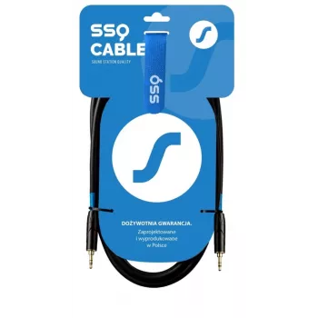 SSQ MIMI2 SS-1425 Laidas Mini Jack Stereo 3,5 mm - Mini Jack Stereo 3,5 mm 2 m Juodas