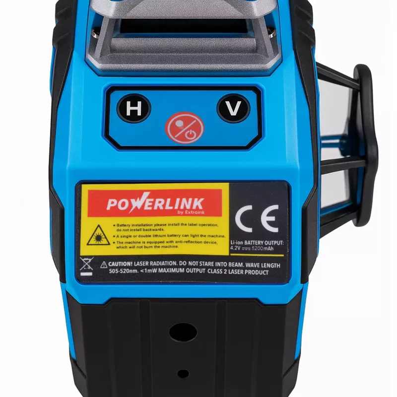 Extralink POWERLINK PWL-4D16 4D/16 linijų lazerinis nivelyras 100 m