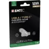 USB atmintukas Emtec 128GB USB Type-A USB Type-C D280