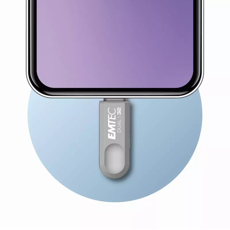 USB atmintukas Emtec 128GB USB Type-A USB Type-C D280
