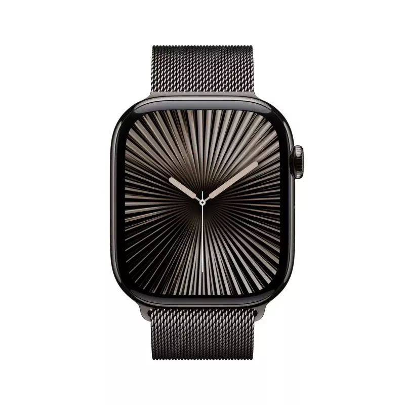 Išmanusis laikrodis Apple Watch Series 10 GPS + Cellular 46mm Slate Titanium su Slate Milanese apyranke - S/M