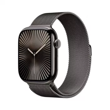 Išmanusis laikrodis Apple Watch Series 10 GPS + Cellular 46mm Slate Titanium su Slate Milanese apyranke - S/M