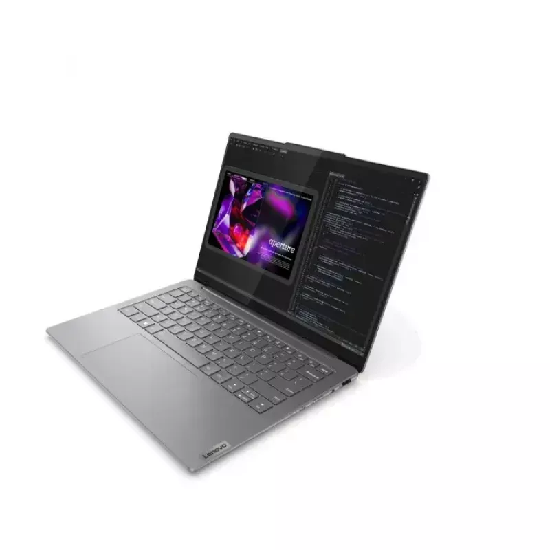 Nešiojamas kompiuteris Lenovo YOGA Slim 7 14 colių Ultra 5 125H, 16 GB LPDDR5, 1 TB NVMe, 14 colių WUXGA OLED, Windows 11 Home, Luna Grey