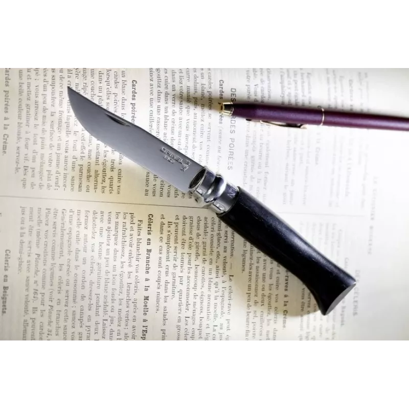 Kišeninis peilis Opinel N°08 Collector Black, ašmenų ilgis 8,5 cm