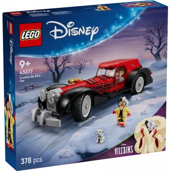 LEGO rinkinys „Piktoji Disnėjaus ponia“ automobilis 43277 – kolekcinis modelis