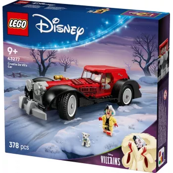 LEGO rinkinys „Piktoji Disnėjaus ponia“ automobilis 43277 – kolekcinis modelis
