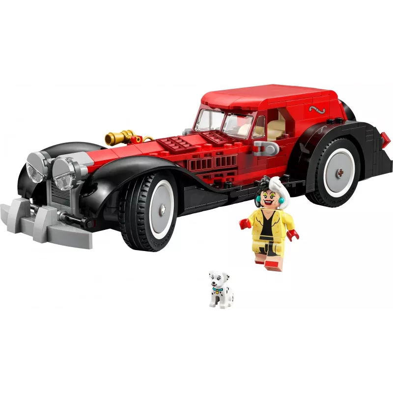 LEGO rinkinys „Piktoji Disnėjaus ponia“ automobilis 43277 – kolekcinis modelis