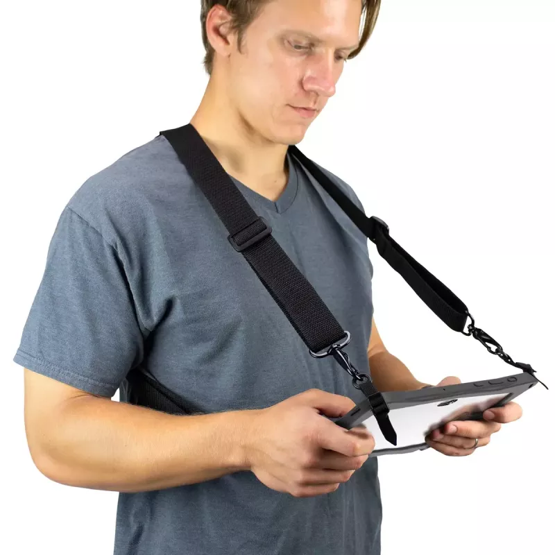 Gamber-Johnson InfoCase FM-USHRN-KIT diržų sistema, juoda, skirta Samsung Galaxy Tab Active4 Pro