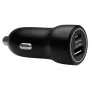 Automobilinis kroviklis d bramante re-charge USB-C 30W + USB-A 18W, 12–24V, juodas